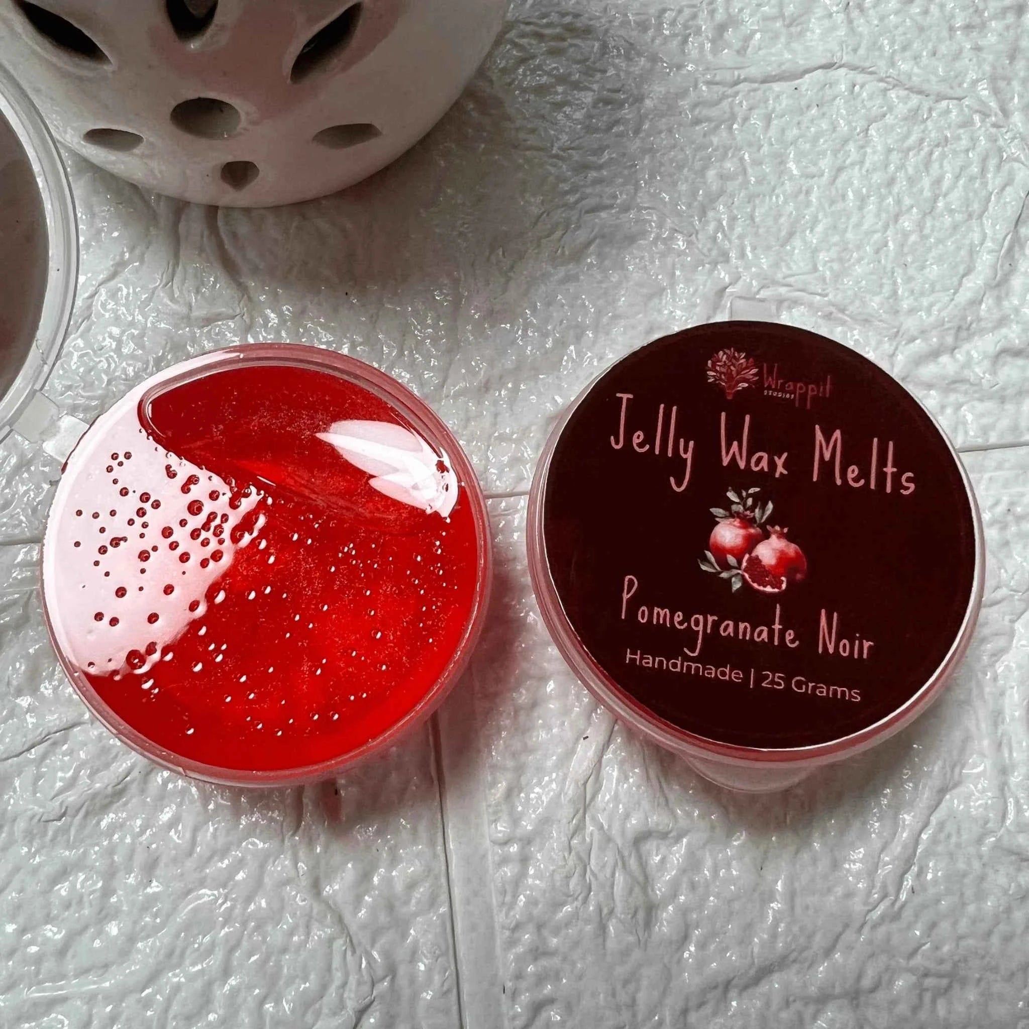 Jelly Wax Melts | Pomegranate Noir - Wrappit Studios