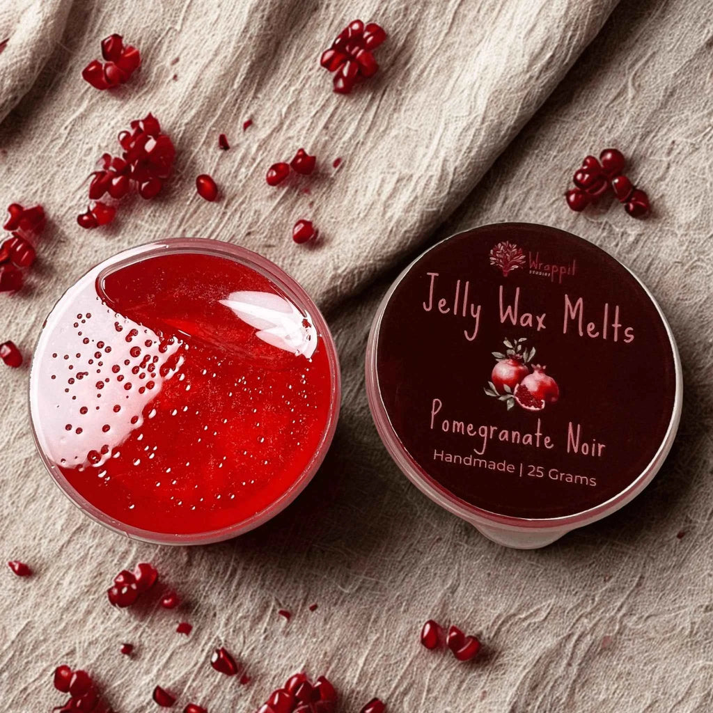 Jelly Wax Melts | Pomegranate Noir - Wrappit Studios