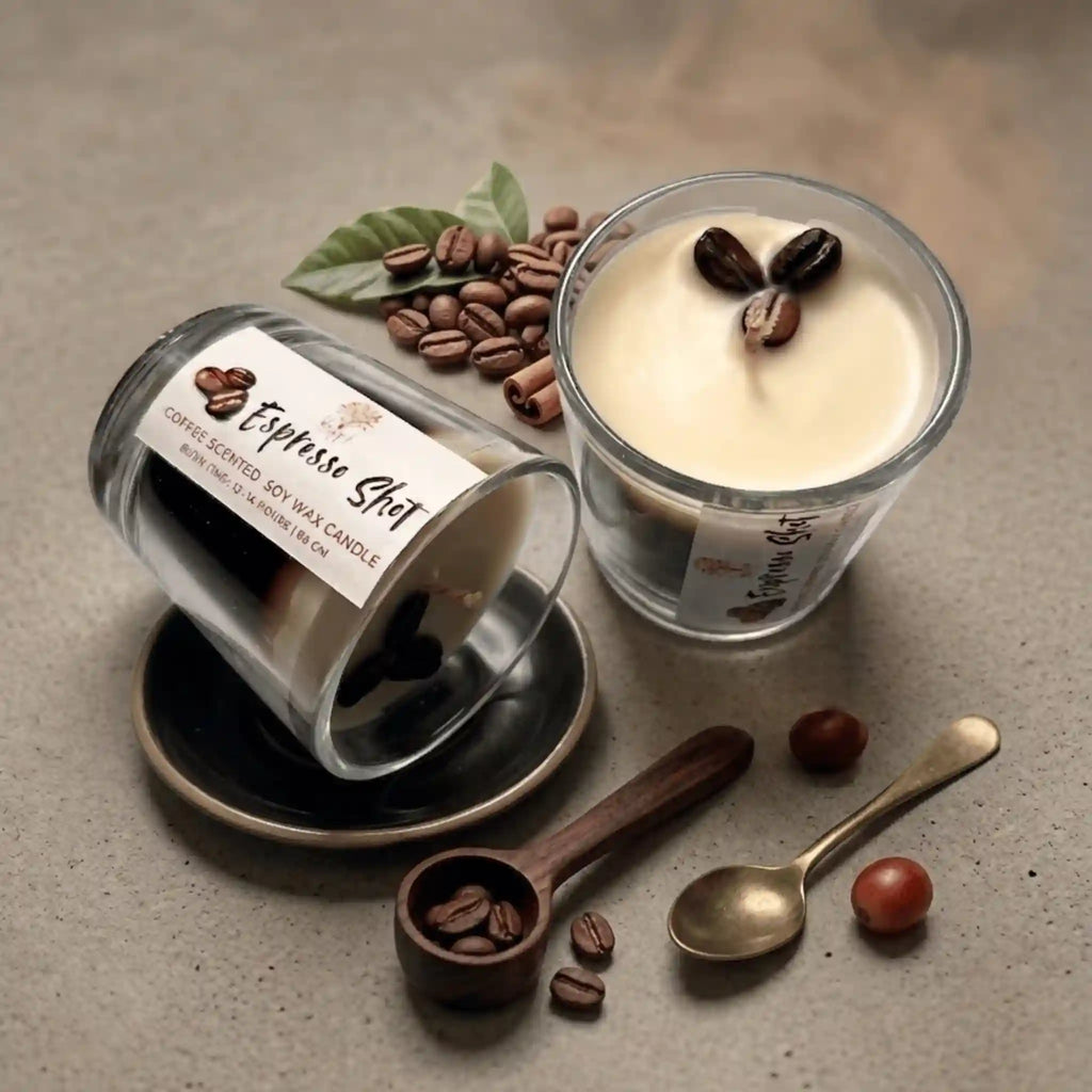Espresso Shot | Designer Coffee Candle - Wrappit Studios