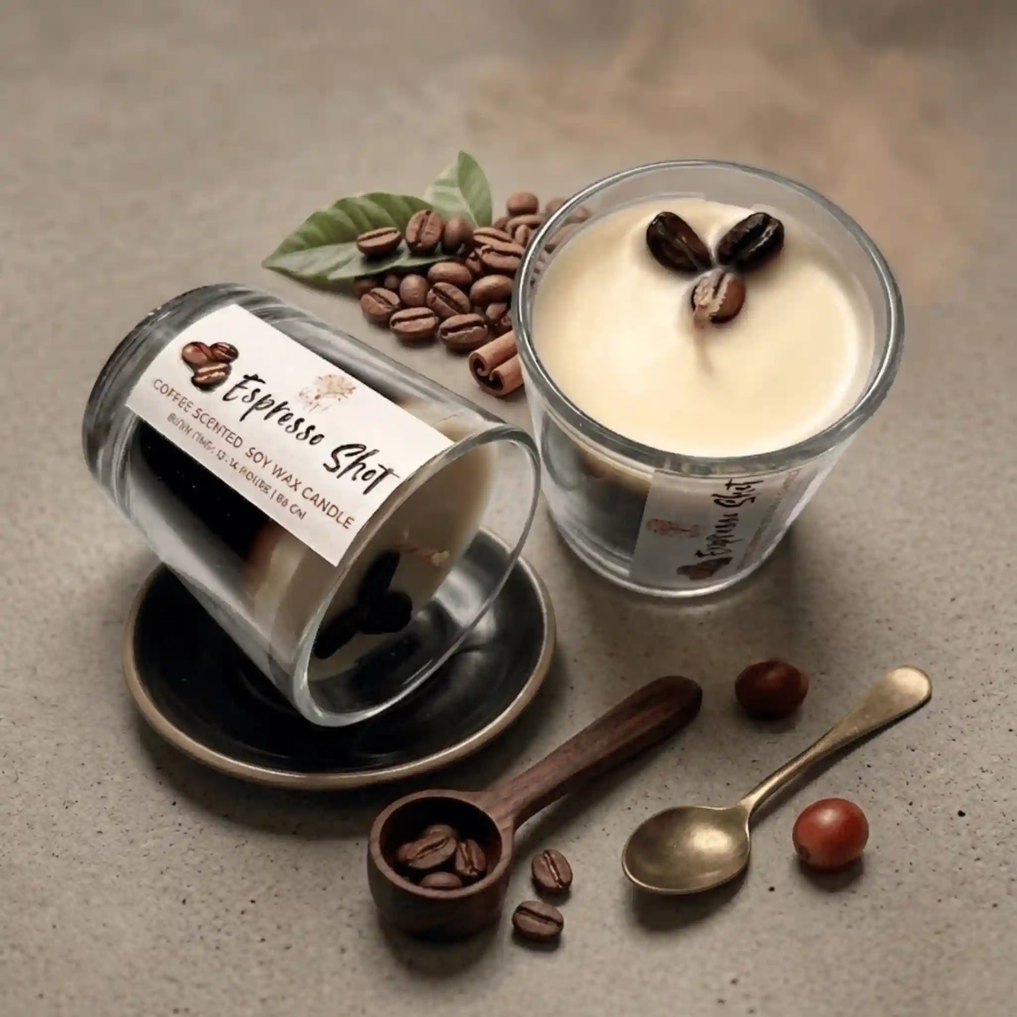 Espresso Shot | Designer Coffee Candle - Wrappit Studios