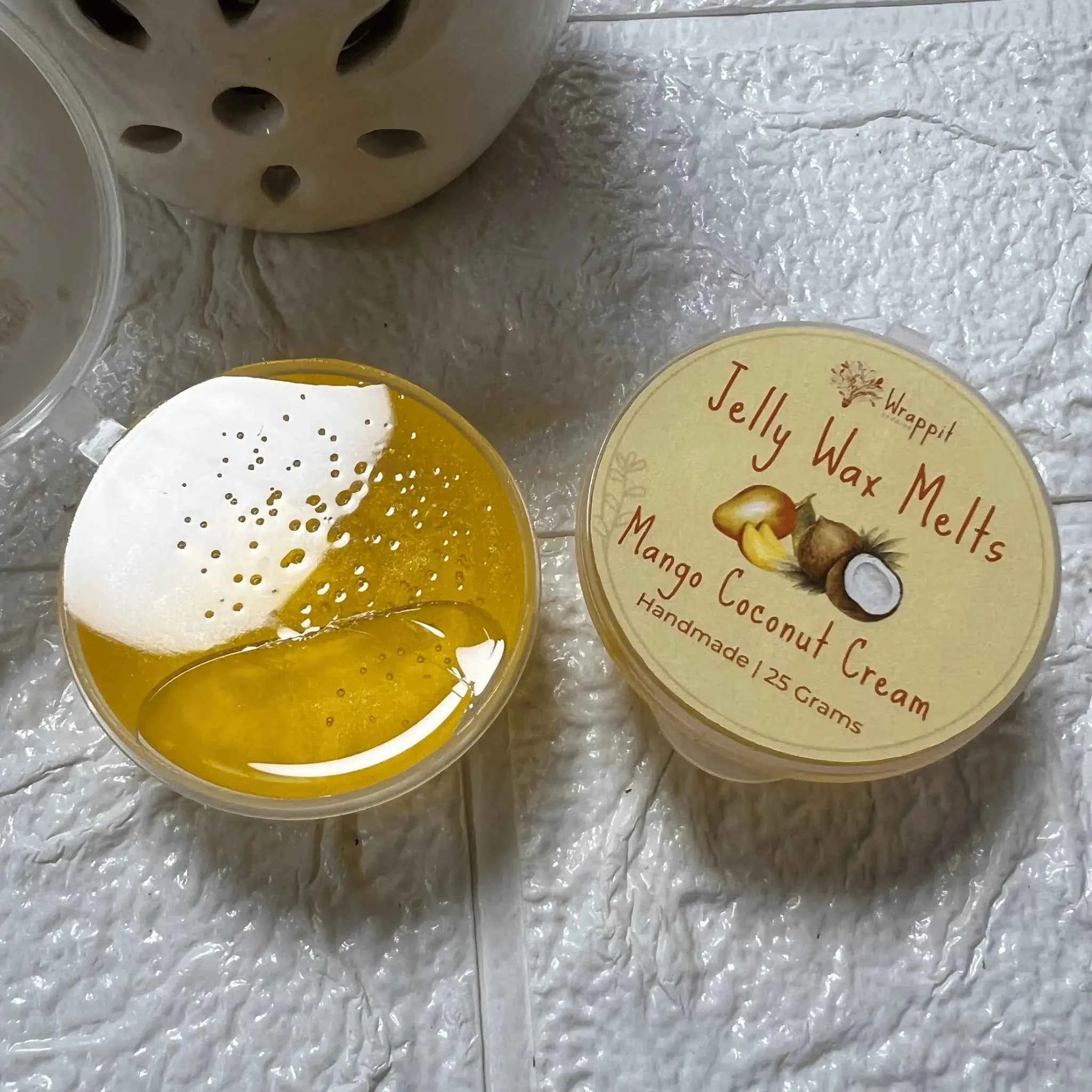 Jelly Wax Melts | Mango Coconut Cream - Wrappit Studios