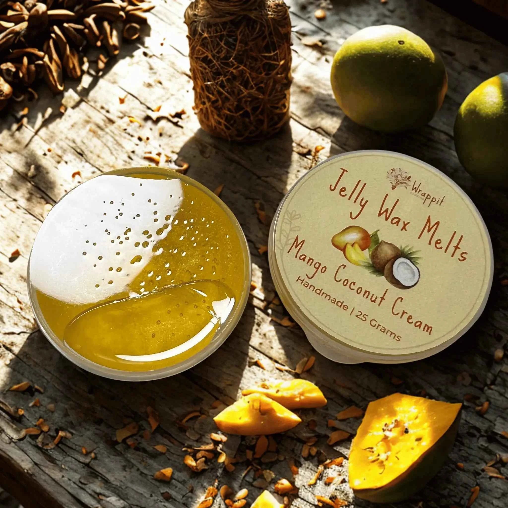 Jelly Wax Melts | Mango Coconut Cream - Wrappit Studios