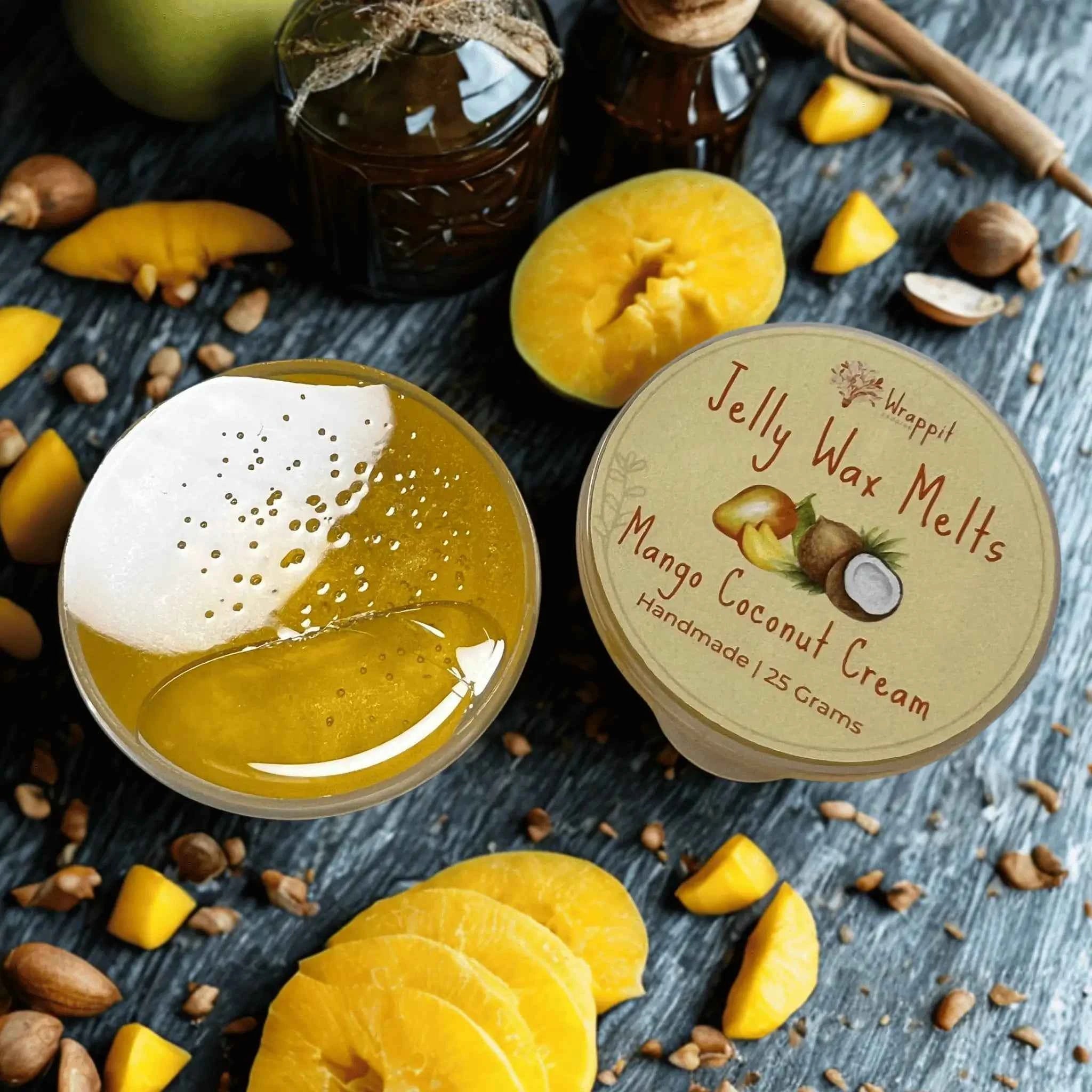 Jelly Wax Melts | Mango Coconut Cream - Wrappit Studios