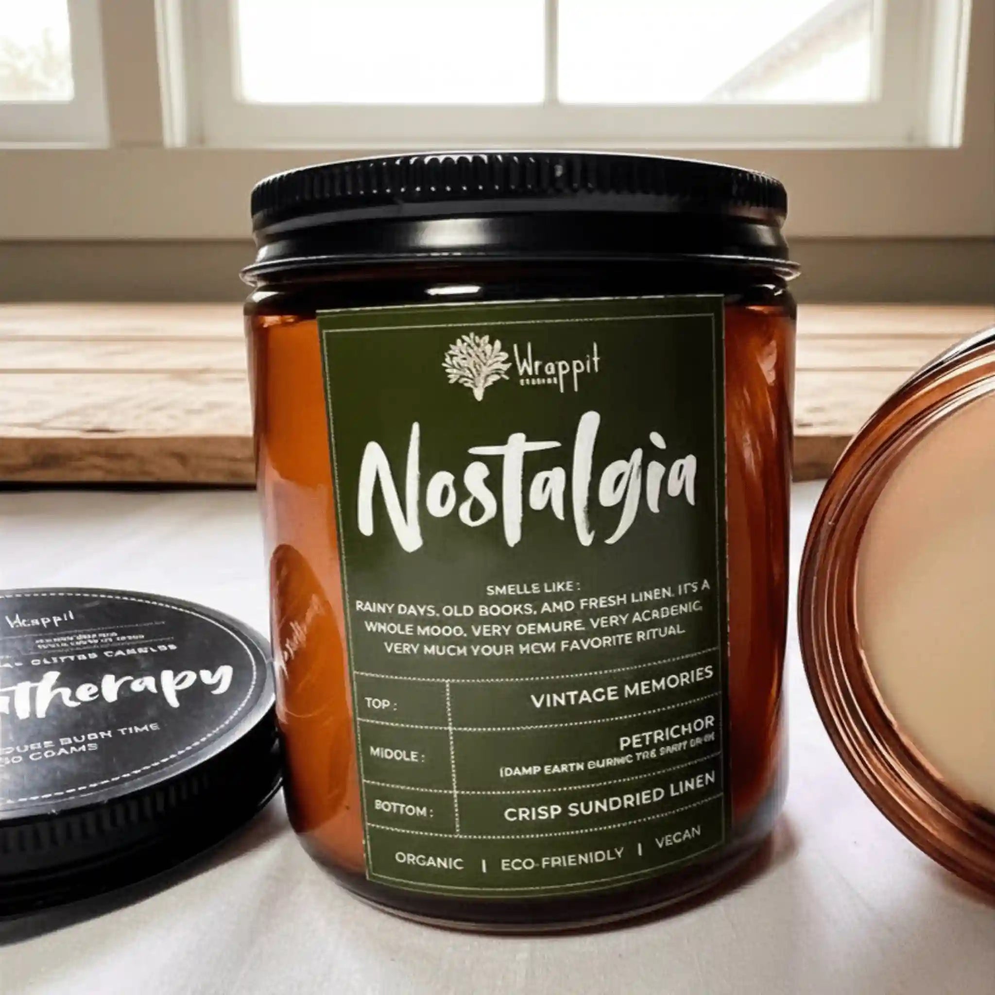 Nostalgia | 3 Layered Aromatherapy Candle - Wrappit Studios
