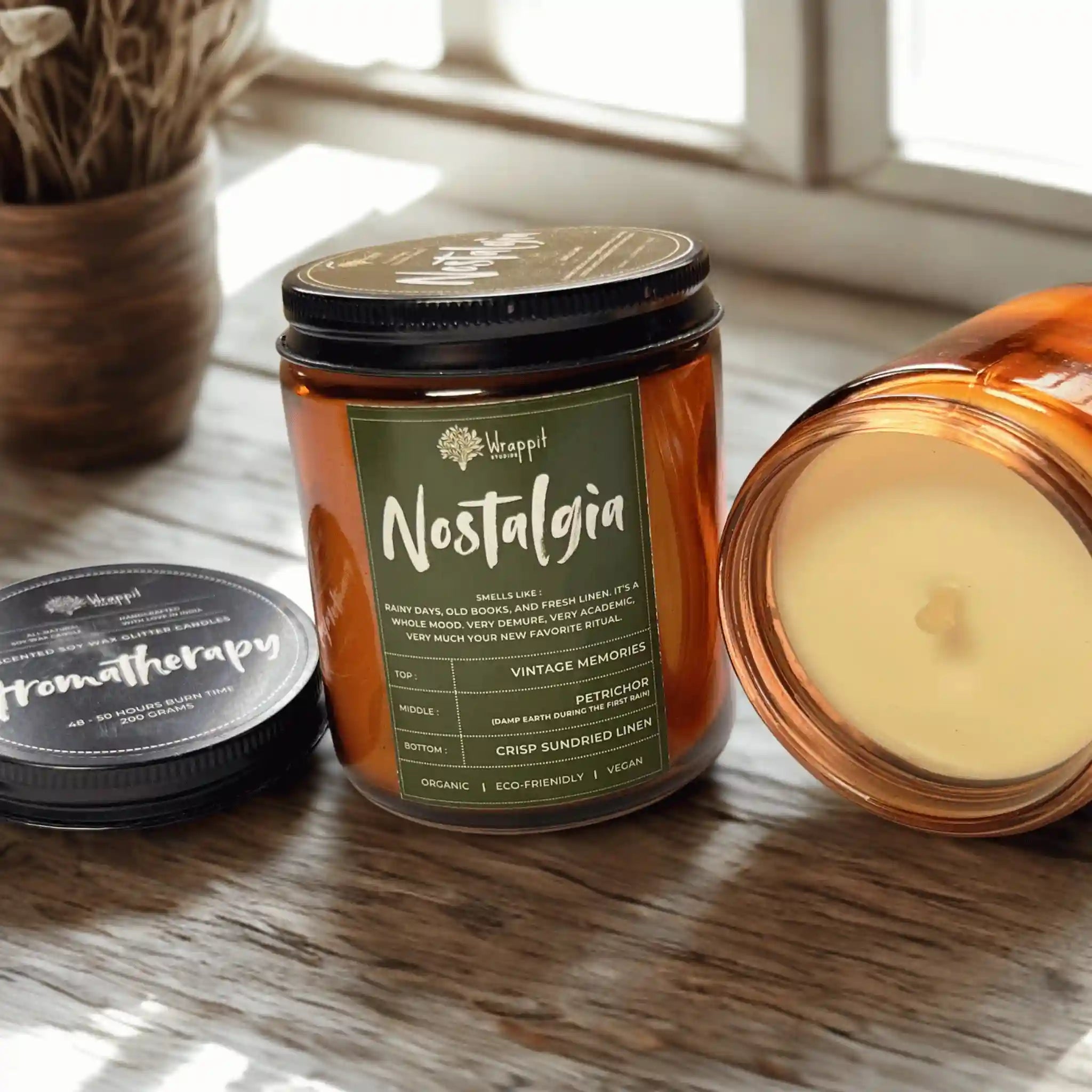 Nostalgia | 3 Layered Aromatherapy Candle - Wrappit Studios