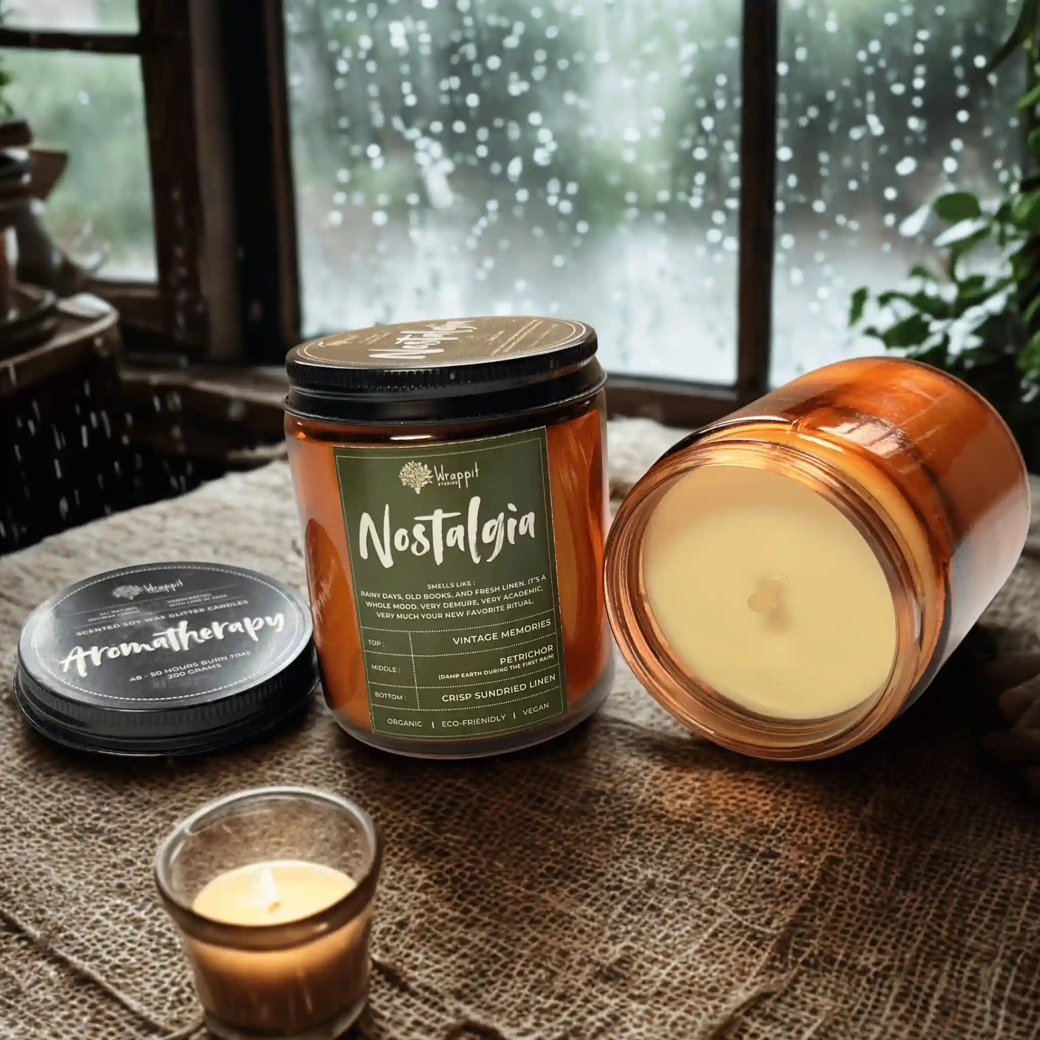Nostalgia | 3 Layered Aromatherapy Candle - Wrappit Studios