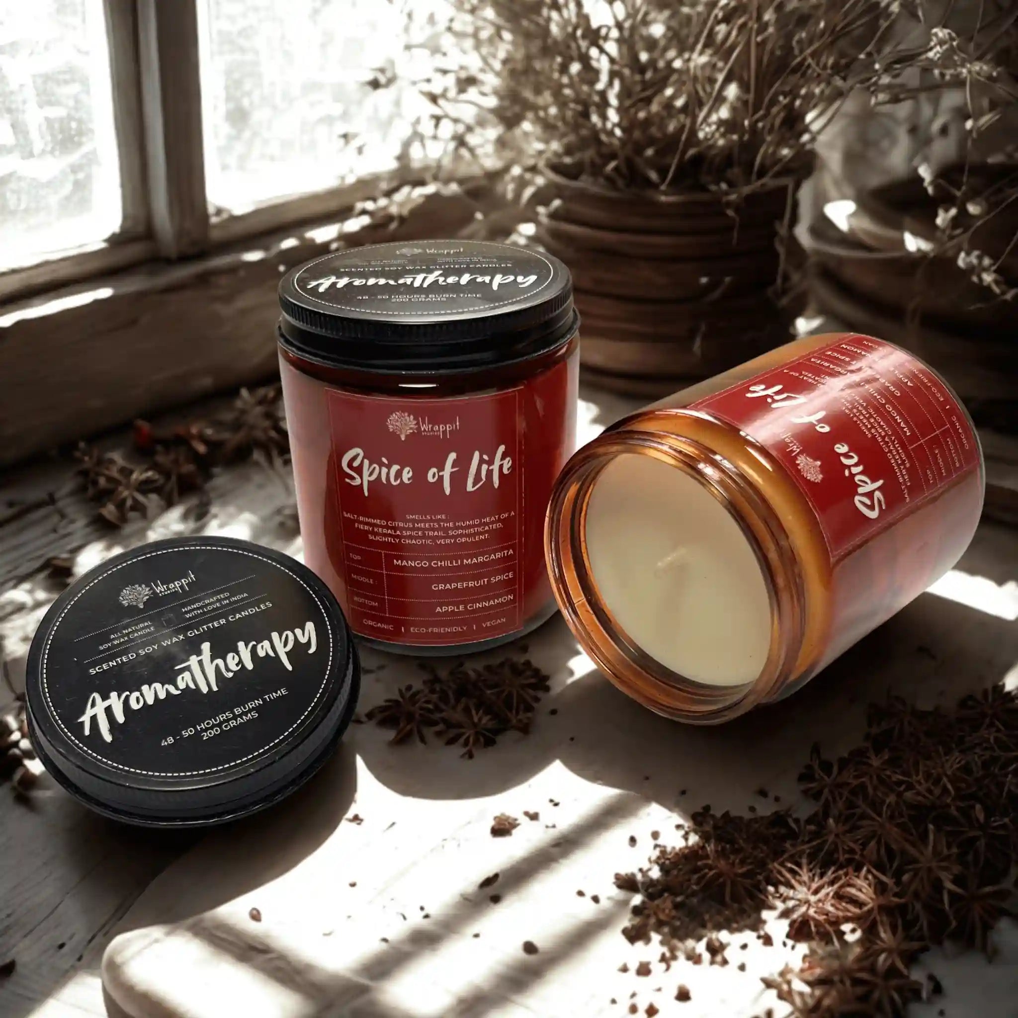 Spice Of Life | 3 Layered Aromatherapy Candle - Wrappit Studios