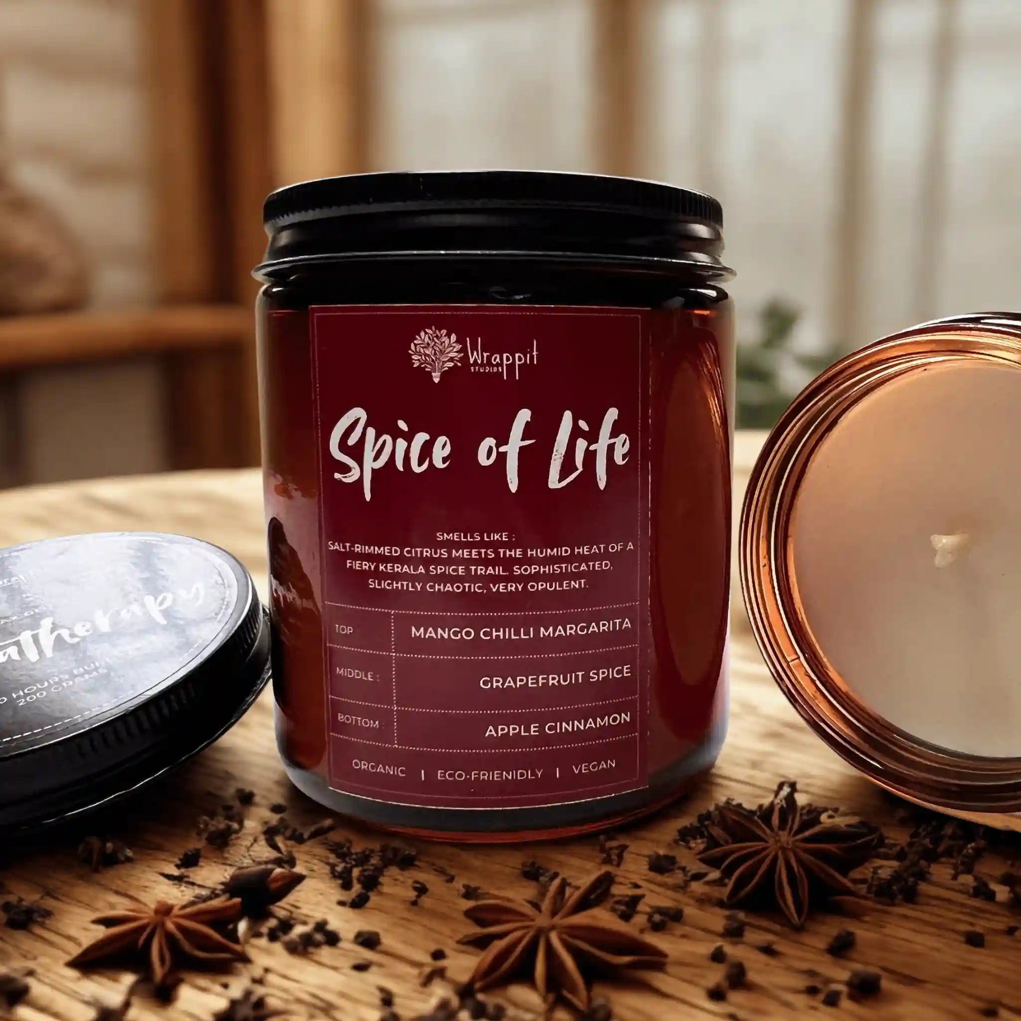 Spice Of Life | 3 Layered Aromatherapy Candle - Wrappit Studios