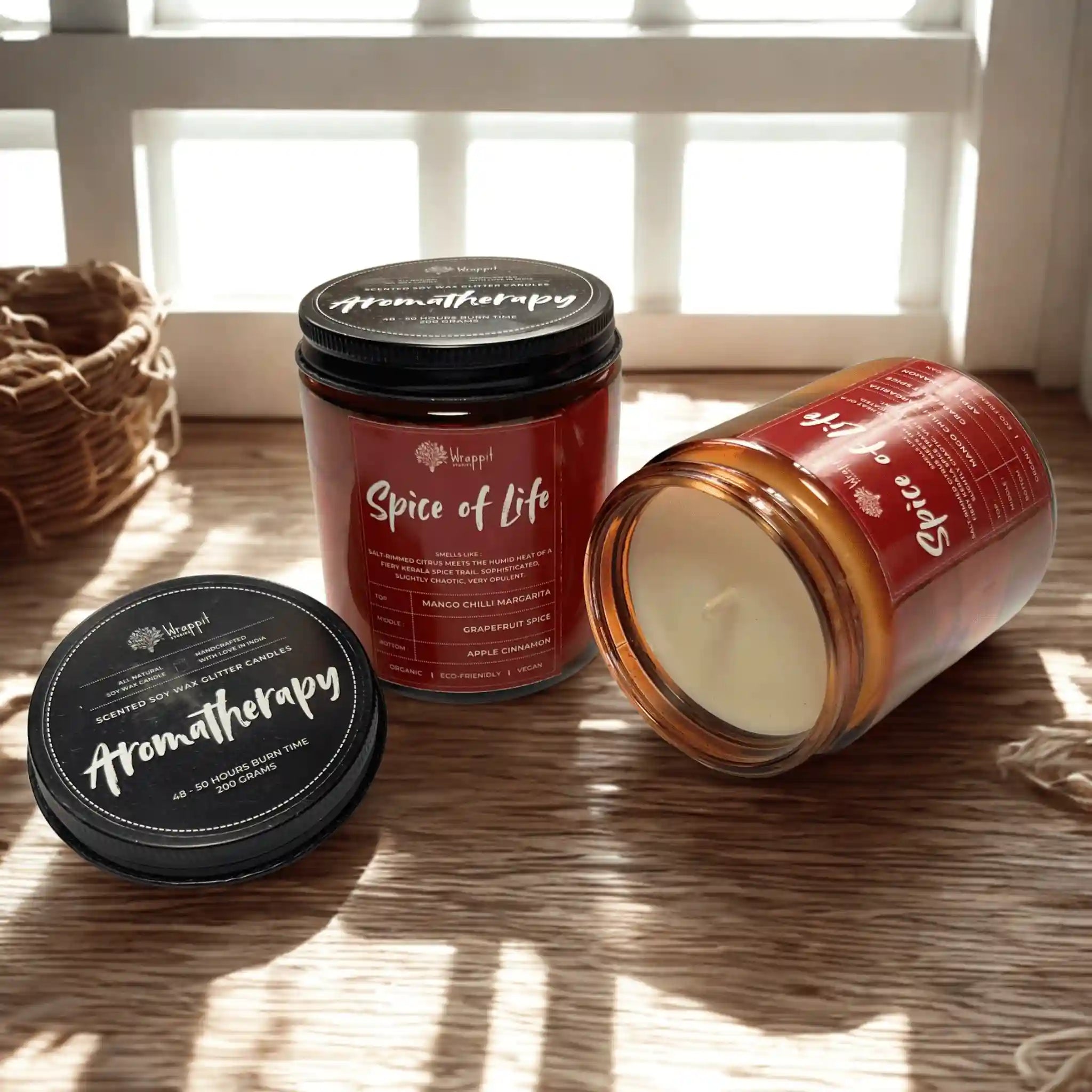 Spice Of Life | 3 Layered Aromatherapy Candle - Wrappit Studios