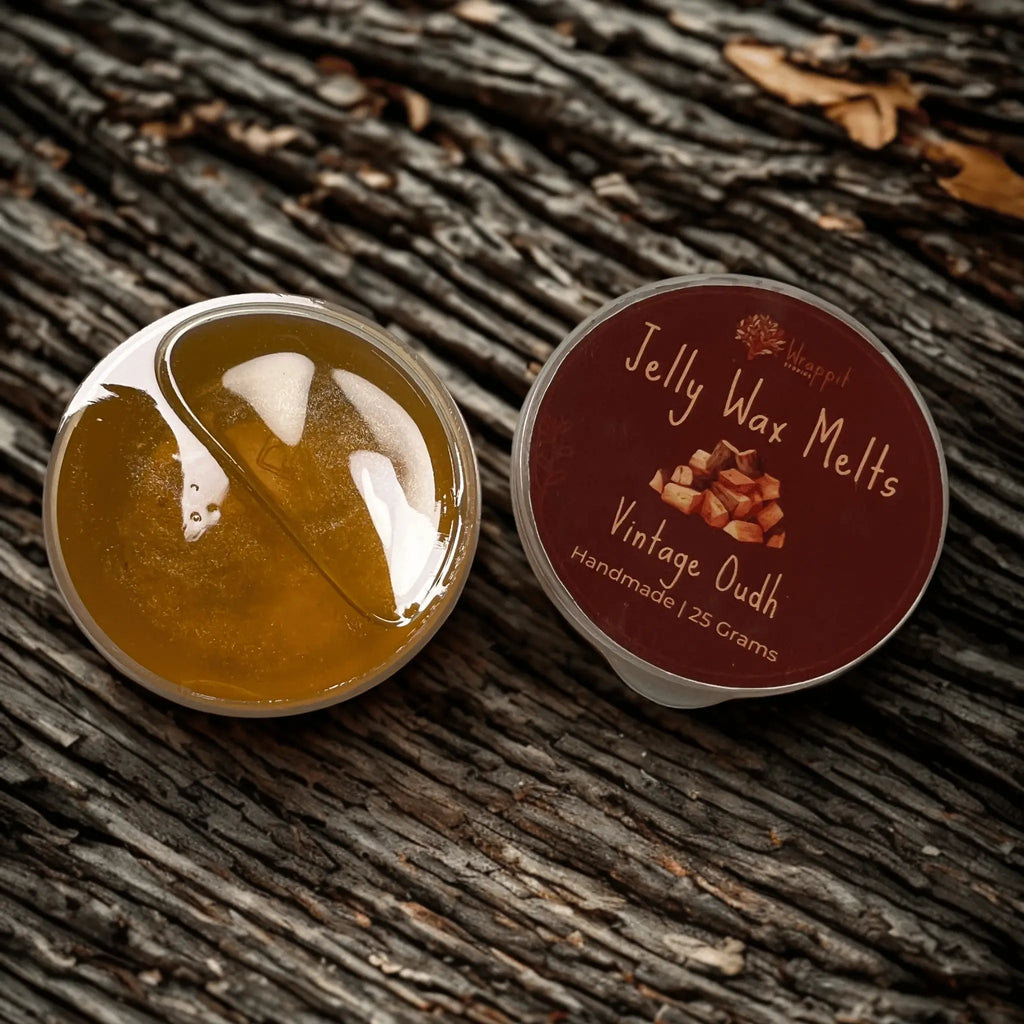 Jelly Wax Melts | Vintage Oudh - Wrappit Studios
