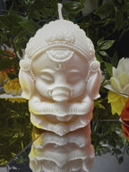 OH MY FRIEND GANESHA | Designer Scented White Soy Wax Ganapathi Candle | Diwali Limited Edition Ganesha Candle